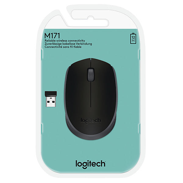 Logitech M171 Wireless Mouse - Black - Tuzzut.com Qatar Online Shopping