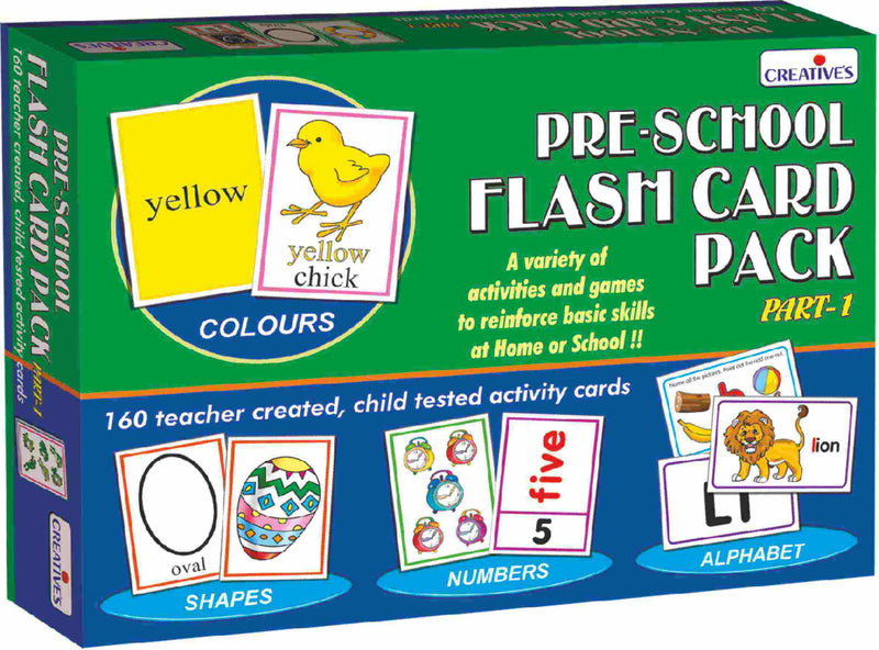Pre School Flash Card Pack -1 - Tuzzut.com Qatar Online Shopping