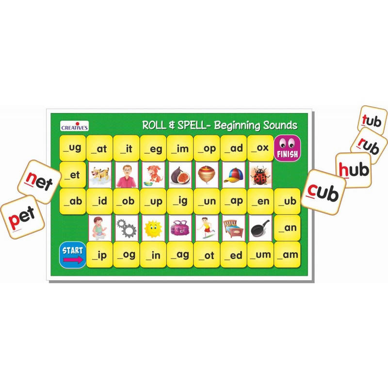 Roll & Spell-CVC Words Roll & Spell-CVC Words
