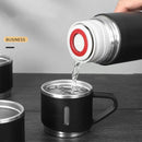 500ml 3 in 1 Stainless Steel Vacuum Flask Bottle With Cup Set - Business Gift Set - Tuzzut.com Qatar Online Shopping