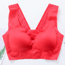 Sexy V shape lace bra underwear bra beauty back ice silk seamless bra wireless comfortable sleeping bra S4673142 - Tuzzut.com Qatar Online Shopping