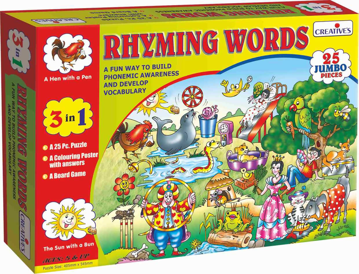 Rhyming Words- Reading Puzzles Rhyming Words- Reading Puzzles