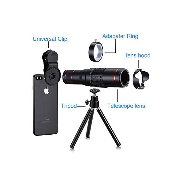 22x 4K HD Telephoto Lens For Mobile Phones (HX-S2208) - Tuzzut.com Qatar Online Shopping