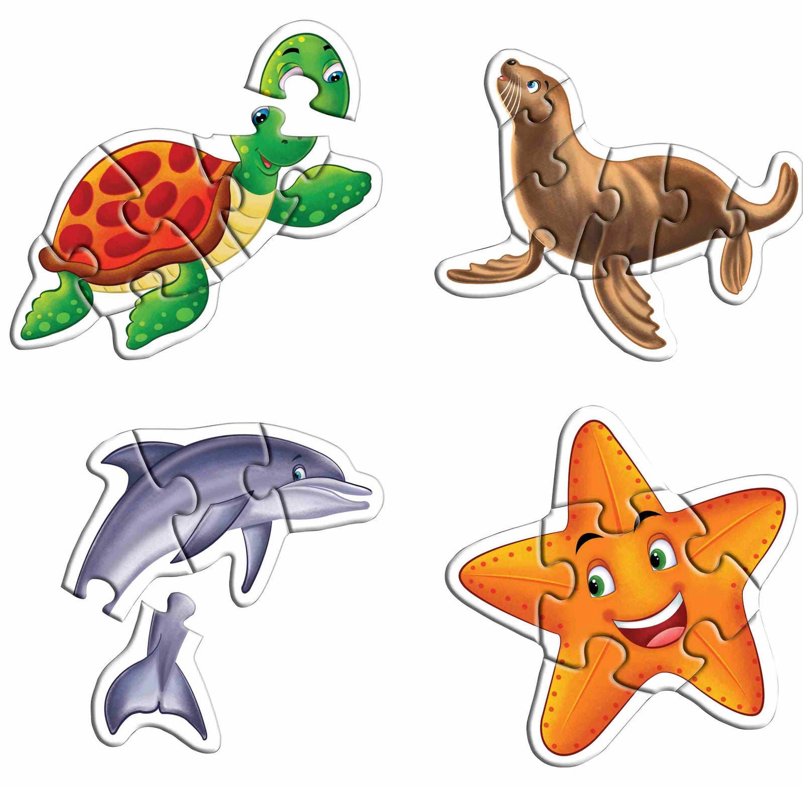 Early Puzzles Step II-Sea Animals Early Puzzles Step II-Sea Animals