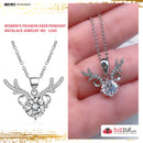 Women's Fashion Deer Pendant Necklace Jewelry ND-520S - Tuzzut.com Qatar Online Shopping