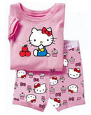 New Summer Kids Boys Girls Clothes Baby cotton Princess Pajamas Summer Short Sleeved Set Cartoon Minnie Children's Sleepwear S4633980 - Tuzzut.com Qatar Online Shopping