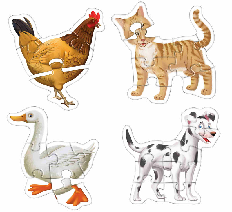 Early Puzzles Step II-Domestic Animals - Tuzzut.com Qatar Online Shopping