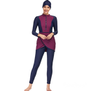 Women's Burkini Modest Swimsuit Set - Maroon - Tuzzut.com Qatar Online Shopping