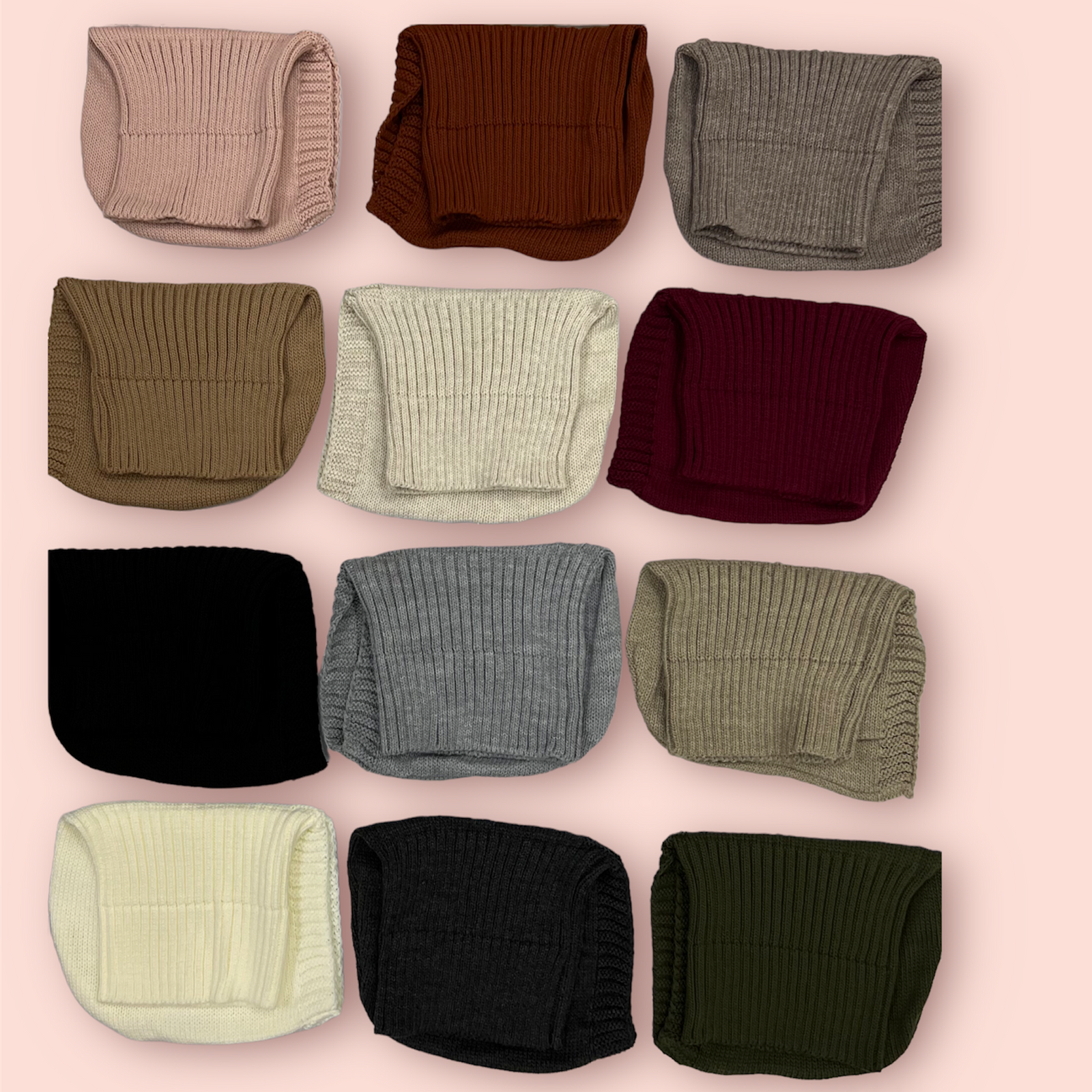 Knitted Hijab Beanie Hat Cap Knitted Hijab Beanie Hat Cap