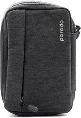 Porodo 8.2" Convenient Storage Bag IPX3 Water-Resistant Fabric (Without USB Port) - Black - Tuzzut.com Qatar Online Shopping