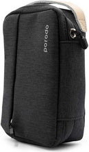 Porodo 8.2" Convenient Storage Bag IPX3 Water-Resistant Fabric (Without USB Port) - Black - Tuzzut.com Qatar Online Shopping