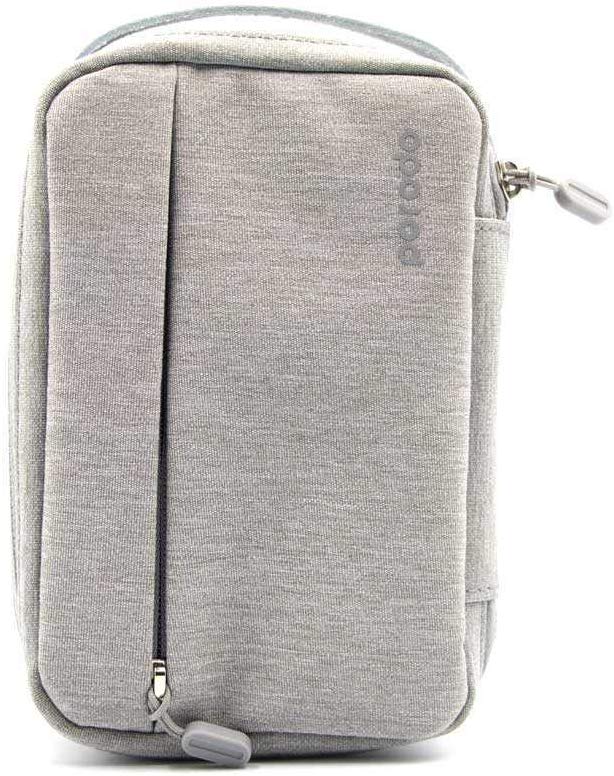 Porodo 8.2" Convenient Storage Bag IPX3 Water-Resistant Fabric (Without USB Port) - Gray - Tuzzut.com Qatar Online Shopping