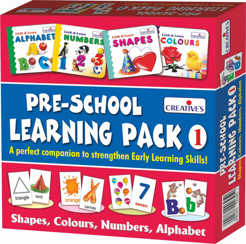 Pre School Learning Pack 1 - Tuzzut.com Qatar Online Shopping