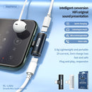 Remax Audio Adaptor RL- LA04i dual iPhone interface Charging Listening to Music - Tuzzut.com Qatar Online Shopping