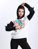 Turkish Dinosaur Cartoon Hoodie Women Fashion Sweatshirt - Black - Tuzzut.com Qatar Online Shopping