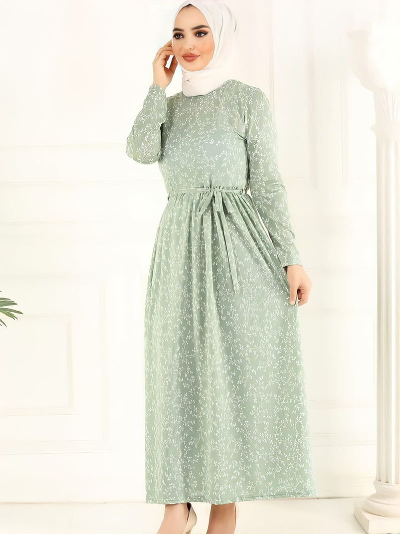 Turkish Women's Crepe Wrap Maxi Dress - TM802 - Tuzzut.com Qatar Online Shopping