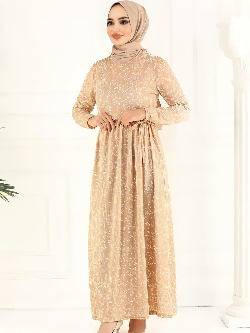 Turkish Women's Crepe Wrap Maxi Dress - TM806 - TUZZUT Qatar Online Store