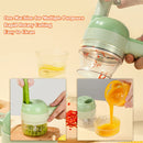 4 In 1 Handheld Electric Vegetable Cutter Multifunction Vegetable Fruit Slicer Upgrated - Tuzzut.com Qatar Online Shopping