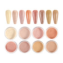 15g Skin Color Clear Acrylic Powder Extend Nail Gel Dust Art Design Nails Accessories - Tuzzut.com Qatar Online Shopping