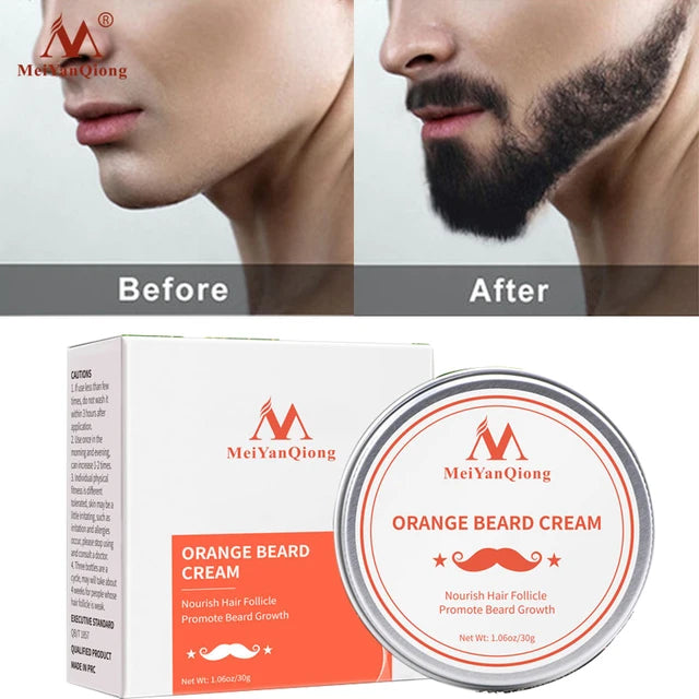 MeiYanQiong Men's Orange Beard Cream 30g - Tuzzut.com Qatar Online Shopping