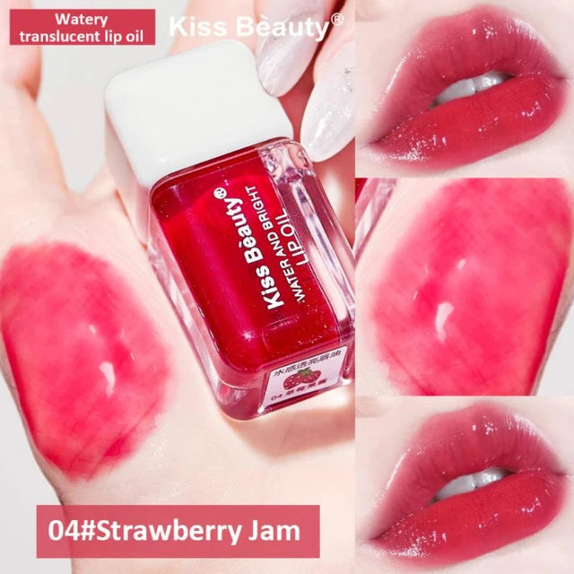 Kiss Beauty Starry Lip Gloss Translucent Lip Oil Fruity scent Lipgloss - Tuzzut.com Qatar Online Shopping