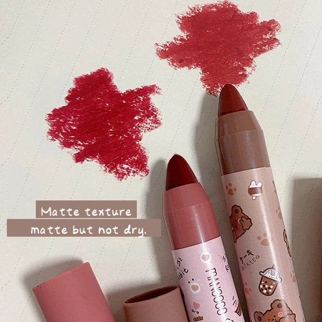 Waterproof Matte Lipstick Long Lasting Not Easily Fade  Lip Gloss Women Makeup - Tuzzut.com Qatar Online Shopping