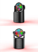 Mini Bluetooth Speaker with Fan LED Light ZQS1440 - Tuzzut.com Qatar Online Shopping