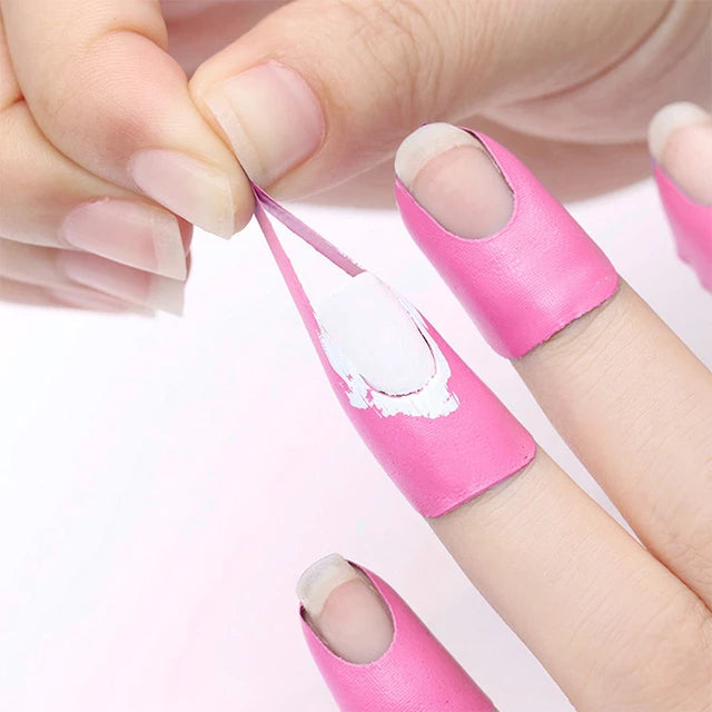 U-Shape Nail Sticker Stripping Strip Splatter Protection Creative Fingerprint Finger Skin Protection - Tuzzut.com Qatar Online Shopping