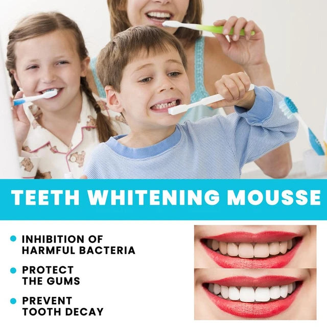 Ultra-Fine Mousse Foam Deep Cleansing Whitening Freshen Breath Whiten Teeth Dissolve Tooth Stains And Clean Toot Foam - Tuzzut.com Qatar Online Shopping