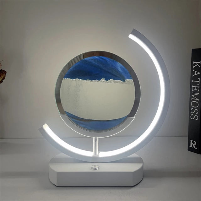 LED Moving Sand Art Table Lamp LED Moving Sand Art Table Lamp