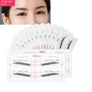12 Eyebrow Shape Card Conjoined Eyebrow Stickers Simple Seconds To Complete - Tuzzut.com Qatar Online Shopping