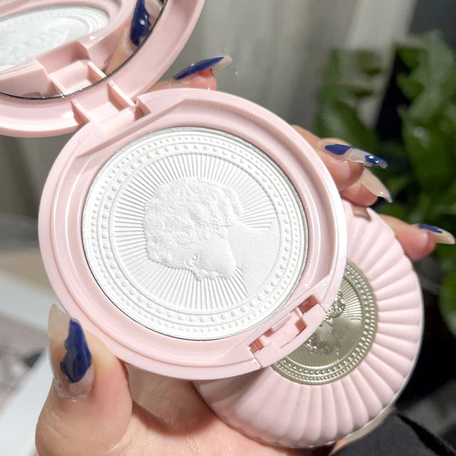 HOJO Embossed Feather Soft Honey Powder Cake Light Delicate Concealer Oil Control Makeup Invisible Pores Lasting Face Makeup HOJO Embossed Feather Soft Honey Powder Cake Light Delicate Concealer Oil Control Makeup Invisible Pores Lasting Face Makeup