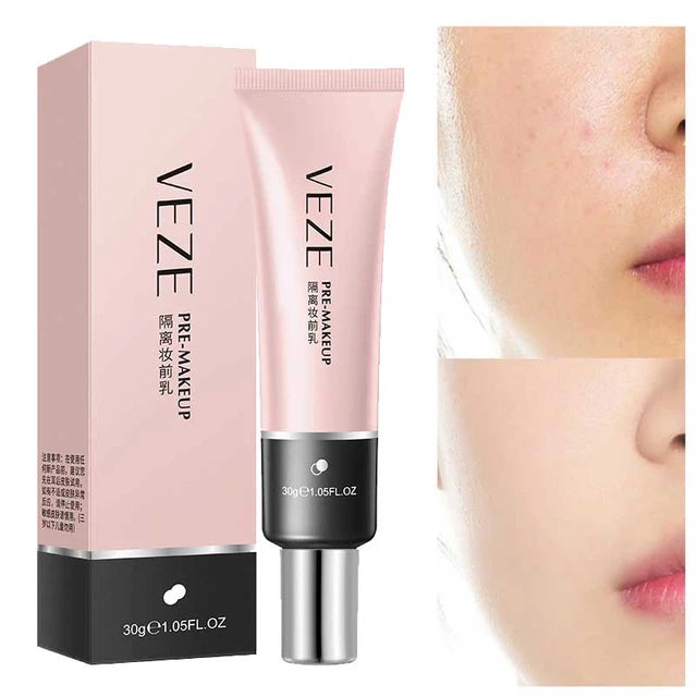 30ml VENZEN W Primer Make Up Shrink Pore Primer Base Smooth Face Brighten Makeup Skin Invisible Pores Concealer - Tuzzut.com Qatar Online Shopping