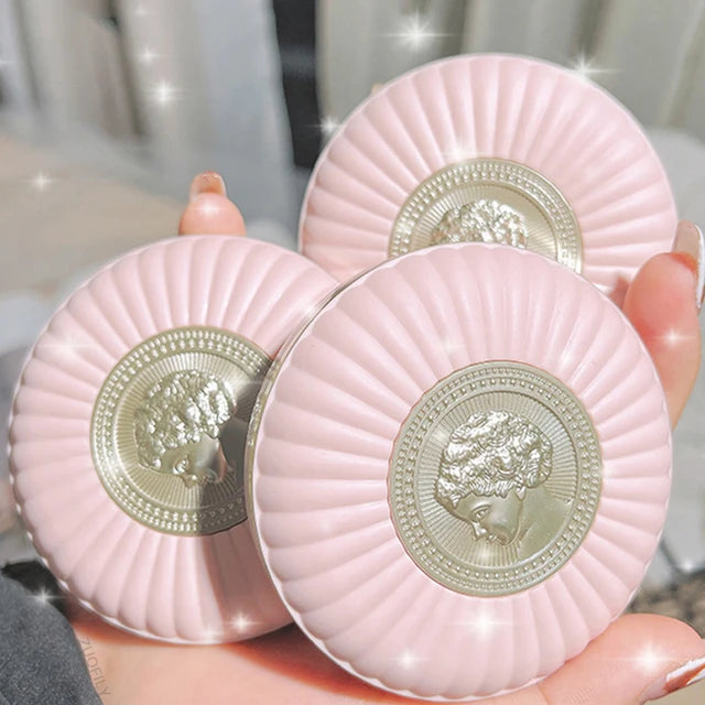 HOJO Embossed Feather Soft Honey Powder Cake Light Delicate Concealer Oil Control Makeup Invisible Pores Lasting Face Makeup HOJO Embossed Feather Soft Honey Powder Cake Light Delicate Concealer Oil Control Makeup Invisible Pores Lasting Face Makeup