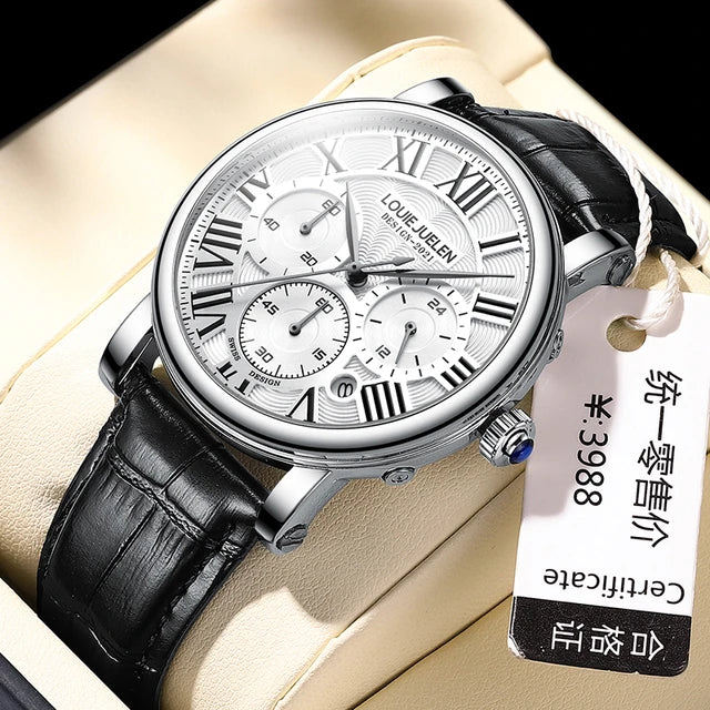 Retro Waterproof Quartz Men Watch - 587 S32810 Retro Waterproof Quartz Men Watch - 587 S32810