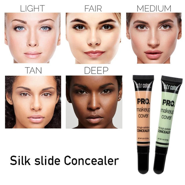 Face Make Up Concealer Corretivo Acne Contour Palette Makeup Contouring Foundation Waterproof Cover Dark Circles Cream - Tuzzut.com Qatar Online Shopping