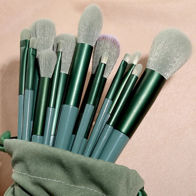 13 Pcs Makeup Cosmetic Brushes Set Soft and Fine - TUZZUT Qatar Online Store