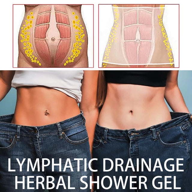 30ml Herbal Shower Gel Lymphatic Drainage Weight Loss Ginger Body Wash Remove Lymph Nodes Underarm Fat For Women - Tuzzut.com Qatar Online Shopping