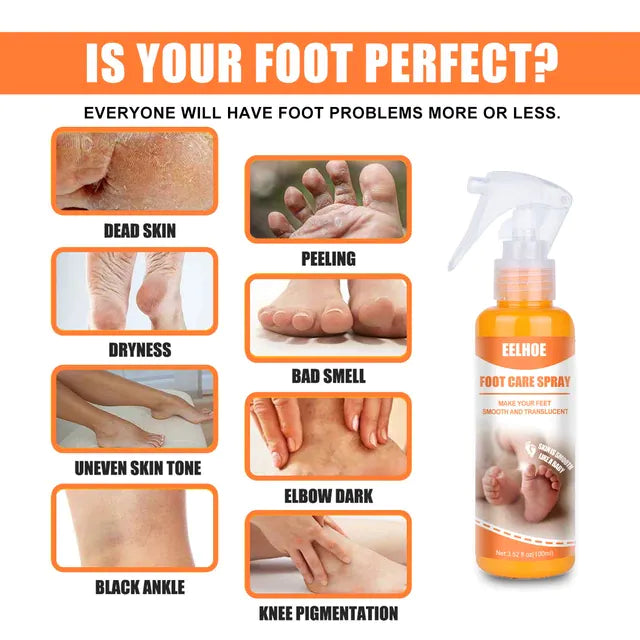 EELHOE Exfoliating Foot Spray For Dead Skin Repair Anti Fungal Calluses Heel Itchy - Tuzzut.com Qatar Online Shopping