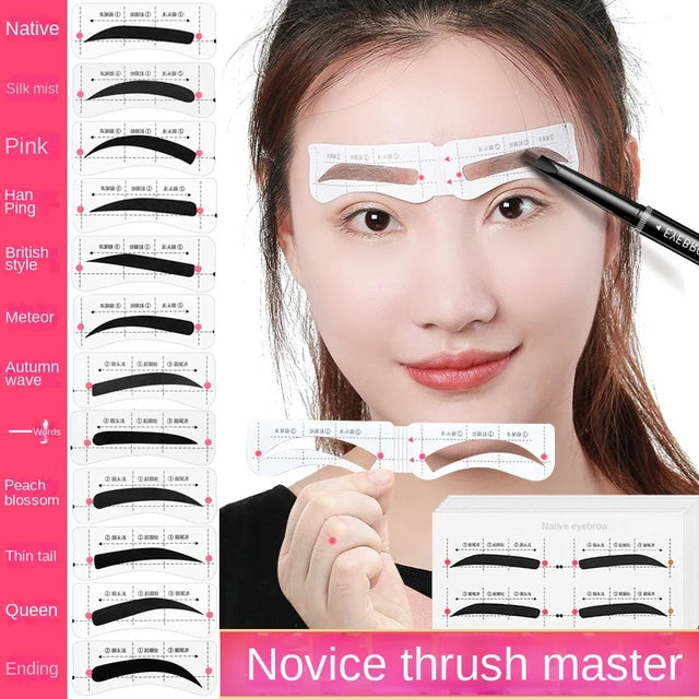 12 Eyebrow Shape Card Conjoined Eyebrow Stickers Simple Seconds To Complete 12 Eyebrow Shape Card Conjoined Eyebrow Stickers Simple Seconds To Complete