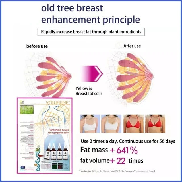 Old Tree Breast Enhancement Oil Breasts Firming Postpart Breast Enlarg