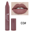 TEAYASON Matte Lipstick Waterproof Long Lasting Color Rendering Non-stick Velvet Lips Liner Pencil Woman Makeup Cosmetics - Tuzzut.com Qatar Online Shopping