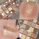 Multi Chrome Glitter Cream Eyeshadow Waterproof Korean Makeup Palette Make Up For Women Shiny Eyes Kawaii Cosmetic Color Rose - Tuzzut.com Qatar Online Shopping