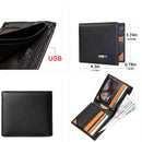 Smart Anti-lost Wallet Tracker Genuine Leather Men wallets Soft Bluetooth-compatible Leather Purse Male Luxury Men's Wallet P32 - Tuzzut.com Qatar Online Shopping