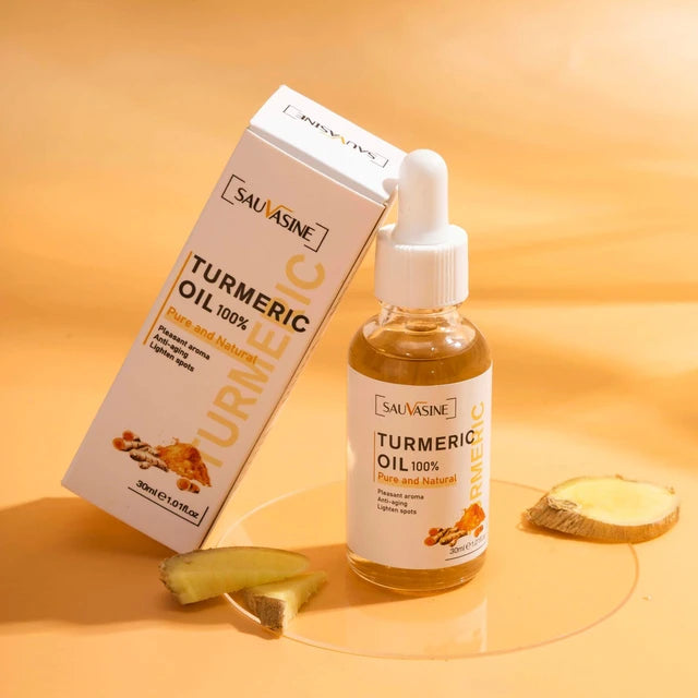 Turmeric Lemon Oil Face Brightening Serum For Brightening Skin Dark Patches Acne Spot Corrector - Tuzzut.com Qatar Online Shopping