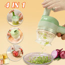 4 In 1 Handheld Electric Vegetable Cutter Multifunction Vegetable Fruit Slicer Upgrated - Tuzzut.com Qatar Online Shopping