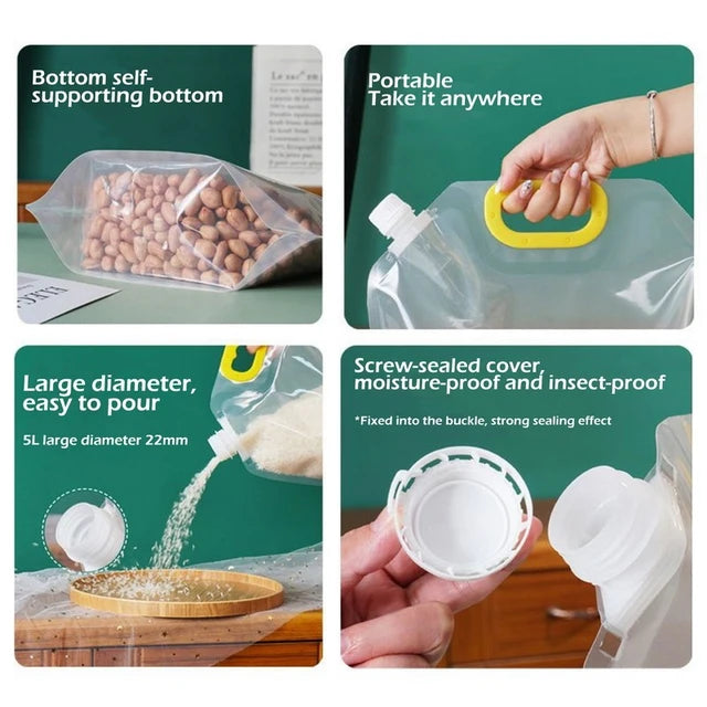 10pcs/pack Packaging Bag Grains Sealed Bag G6N400 10pcs/pack Packaging Bag Grains Sealed Bag G6N400