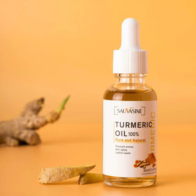 Turmeric Lemon Oil Face Brightening Serum For Brightening Skin Dark Patches Acne Spot Corrector - Tuzzut.com Qatar Online Shopping