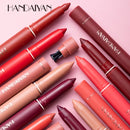 HANDAIYAN Lipstick Lip Liner Pencil Makeup Velvet Matte Waterproof Moisturizing Non Stick Nude Series Lip Tint Balm Cosmetic Tool - Tuzzut.com Qatar Online Shopping