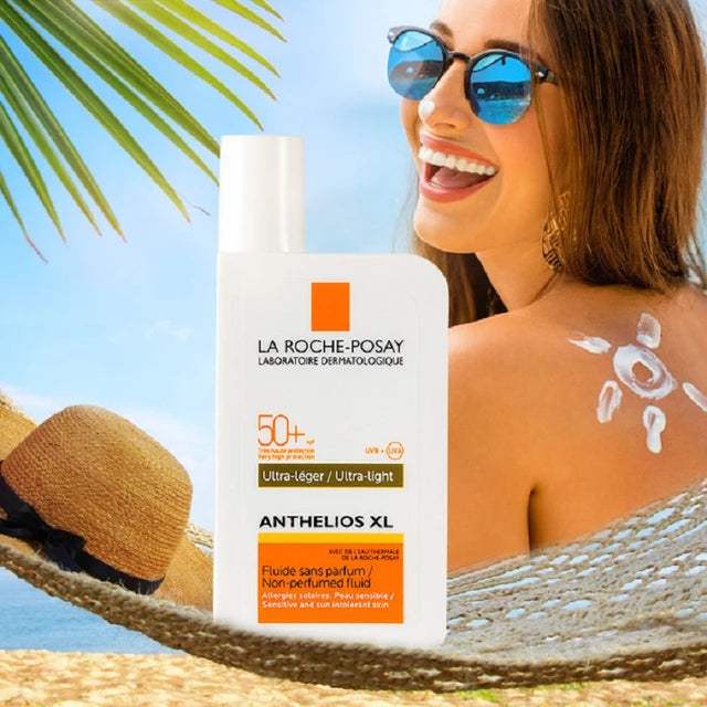 Sunscreen SPF 50+ For Face, Oil-Free, Ultra-Light Fluid, Broad Spectrum, Universal, Body Tint - Tuzzut.com Qatar Online Shopping